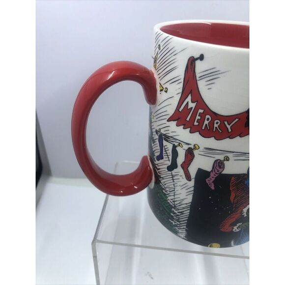 Department 56 Dr. Seuss The GRINCH Stealing Christmas 16oz MUG 2015. Read - Picture 4 of 16